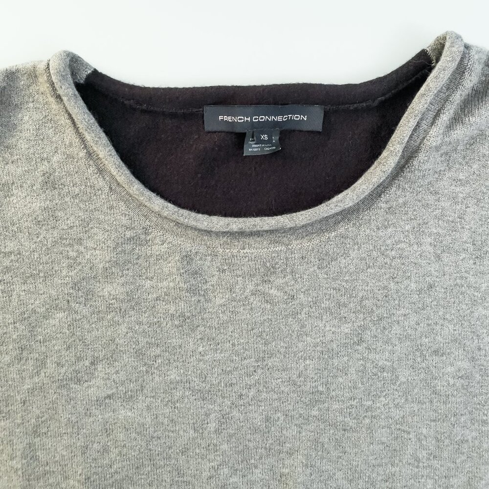 French Connection Color Block Sweater, Size Xs - image 3